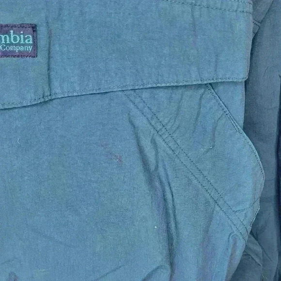 Columbia Vintage Teal Pullover Windbreaker No Size Small-Medium - Picture 3 of 11